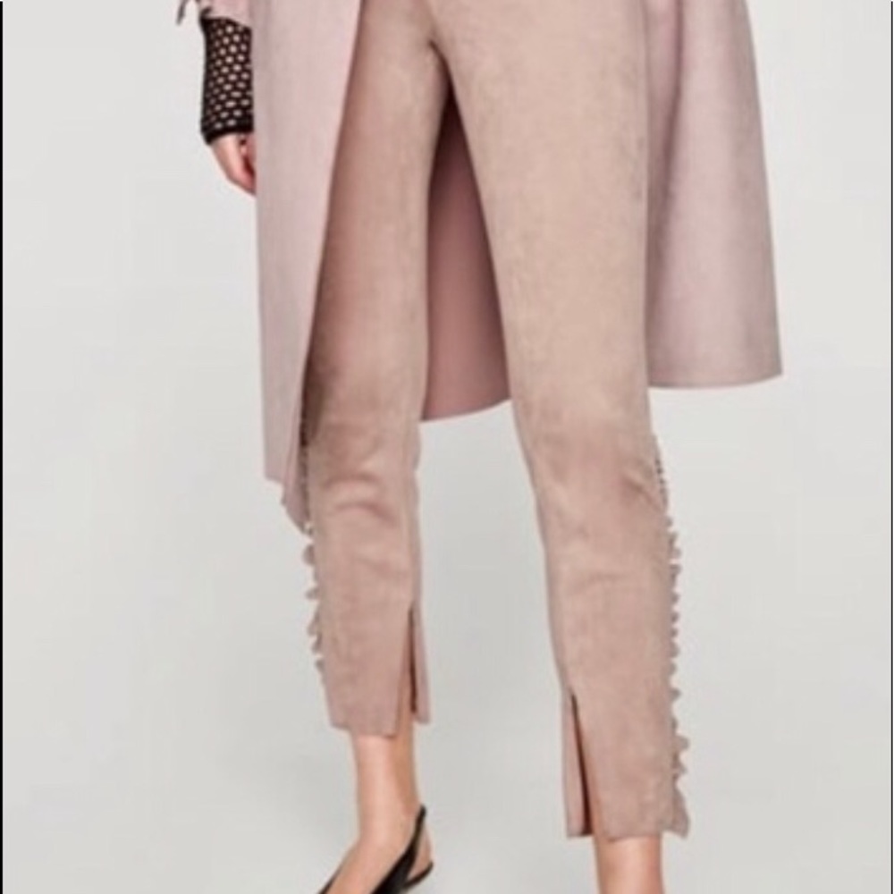 Zara suede ankle pants! NWT